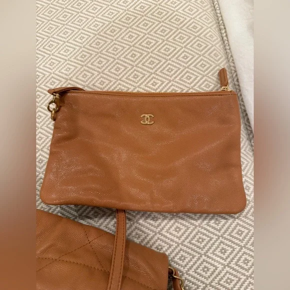 Chanel Soft Quilted Leather Tote – Camel with Gold Hardware - Picture 6 of 13